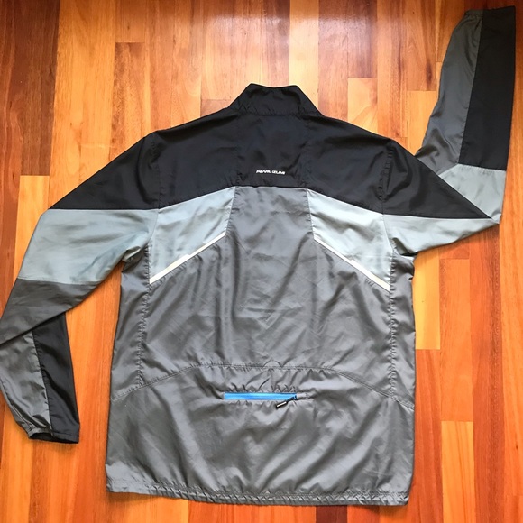 Pearl Izumi Windbreaker Men’s Large Black and Grey - Picture 8 of 8
